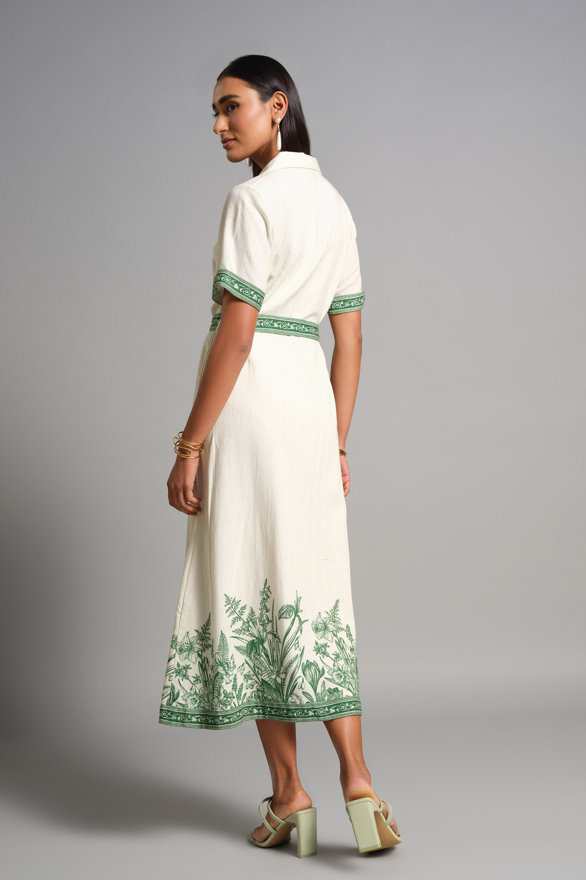 Roselyne Dress, Cream, image 5